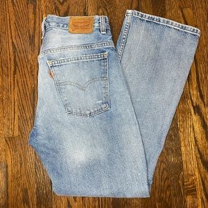 SOLD❤️‍🩹Vintage orange tab Levi’s Levi’s 517 bootcut jeans size 27